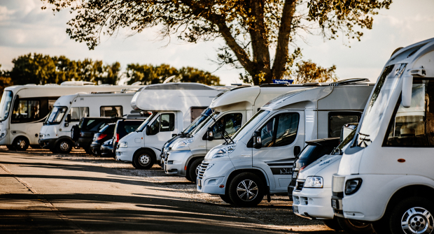 Parkings space for camper vans