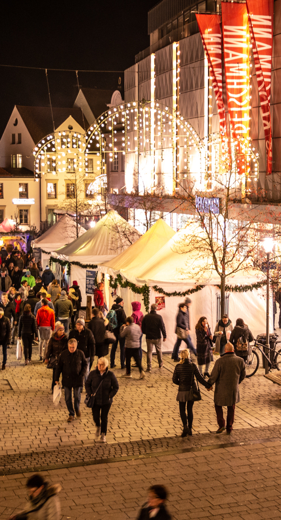 picture from the shopping night in kempten