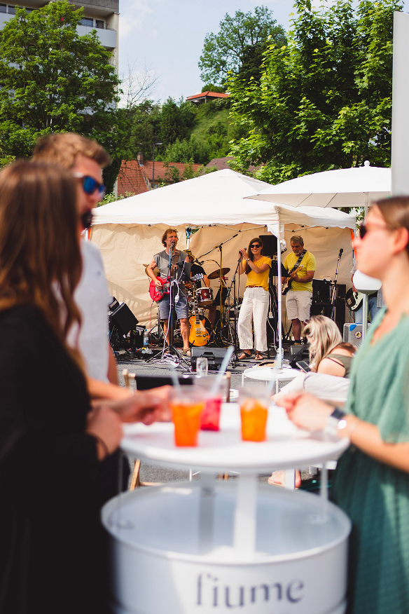 Live-Musik bei fiume zum Tag der Musik ©Julia Geppert