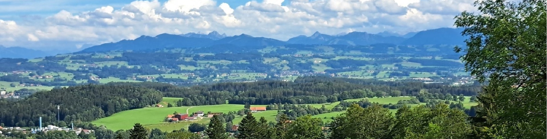 Ausblick auf das Bergpanorama